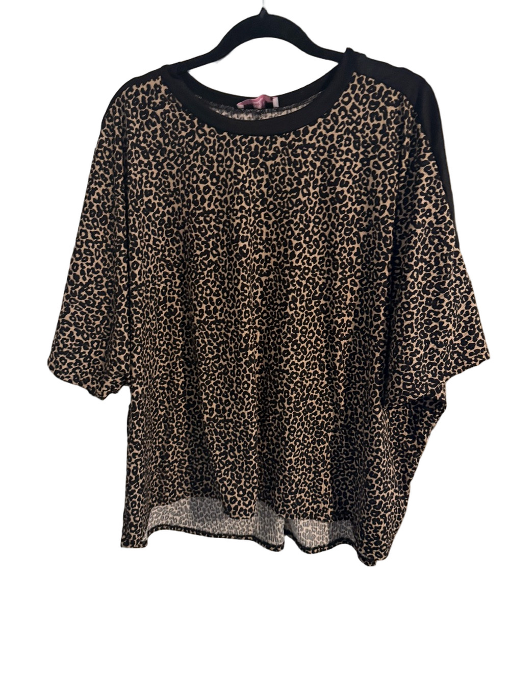 Discount Divas Leopard Print Dolman Top – 1X